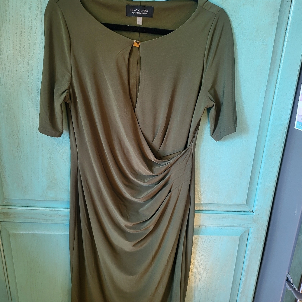 Olive green dress